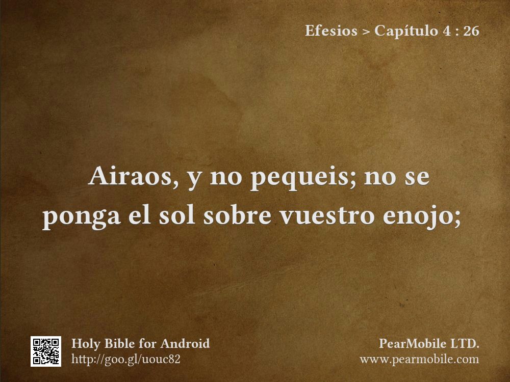 Efesios, Capítulo 4:26